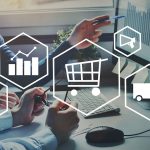 e-commerce and shopping online concept diagram, sales of internet shop