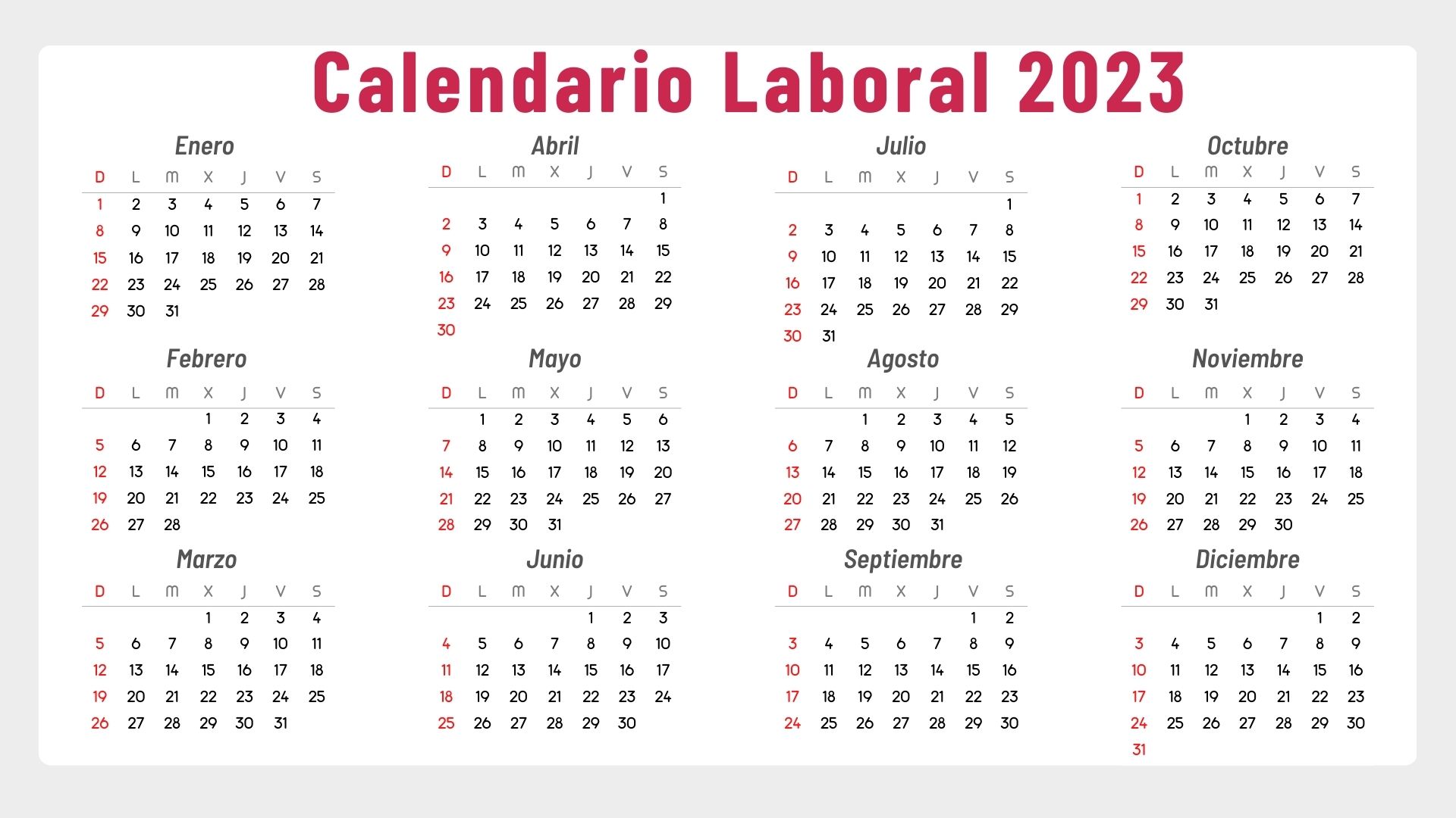 White Blue Minimalistic Simple 2023 Calendar (1)