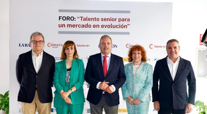 La Cámara de Alicante celebra el Foro Talento 45+ ‘Talento senior para un mercado en evolución’